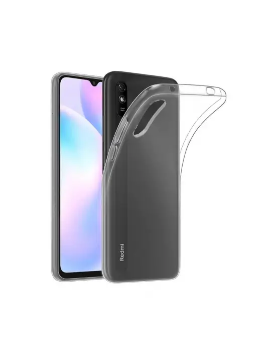Xiaomi Redmi 9a Kılıf Lüx Şeffaf Silikon - Şeffaf