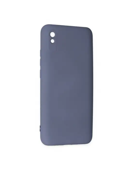 Xiaomi Redmi 9a Kılıf Nano İçi Kadife Silikon - Gri