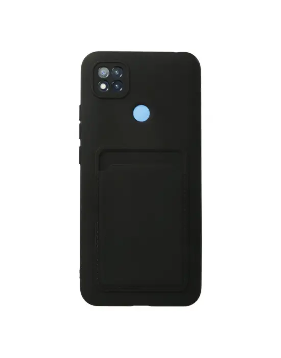 Xiaomi Redmi 9c Kılıf Kelvin Kartvizitli Silikon - Siyah
