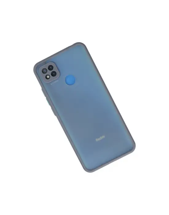 Xiaomi Redmi 9c Kılıf Montreal Silikon Kapak - Gri