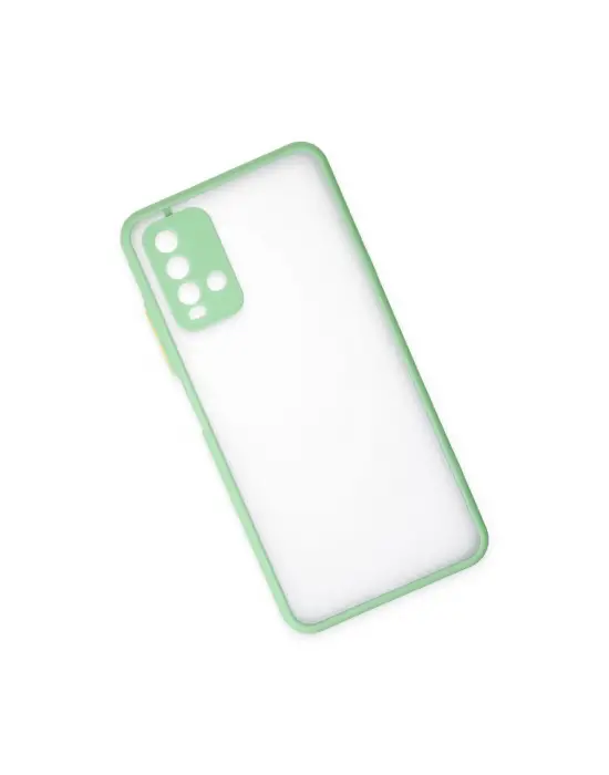 Xiaomi Redmi 9t Kılıf Montreal Silikon Kapak - Turkuaz