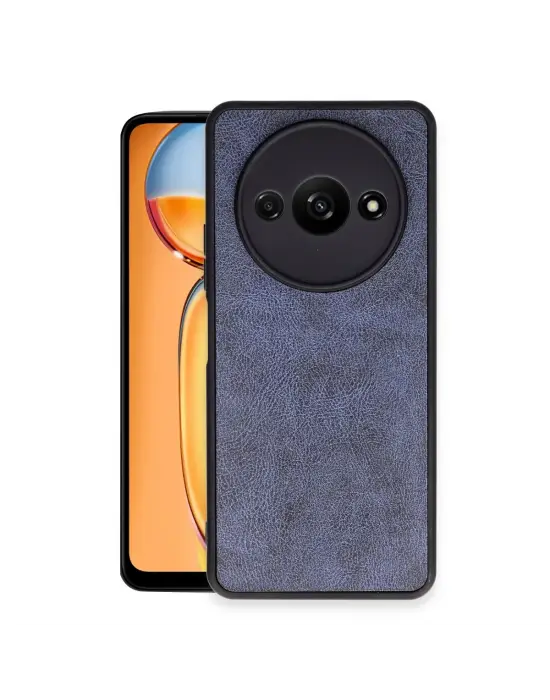 Xiaomi Redmi A3 4g Kılıf Aras Deri Kapak - Lacivert