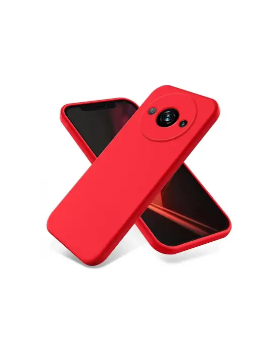 Xiaomi Redmi A3 4g Kılıf First Silikon - Kırmızı