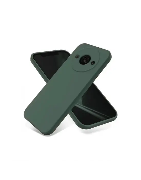 Xiaomi Redmi A3 4g Kılıf First Silikon - Koyu Yeşil