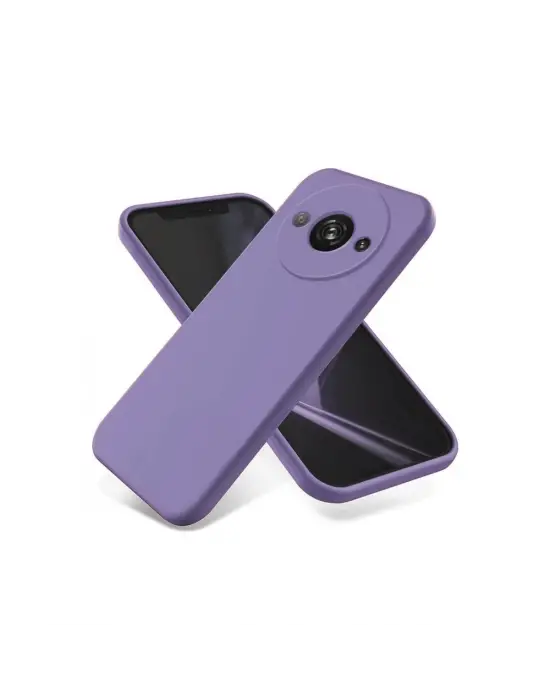 Xiaomi Redmi A3 4g Kılıf First Silikon - Lila
