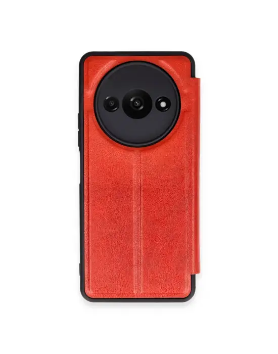 Xiaomi Redmi A3 4g Kılıf Flip Cover - Kırmızı