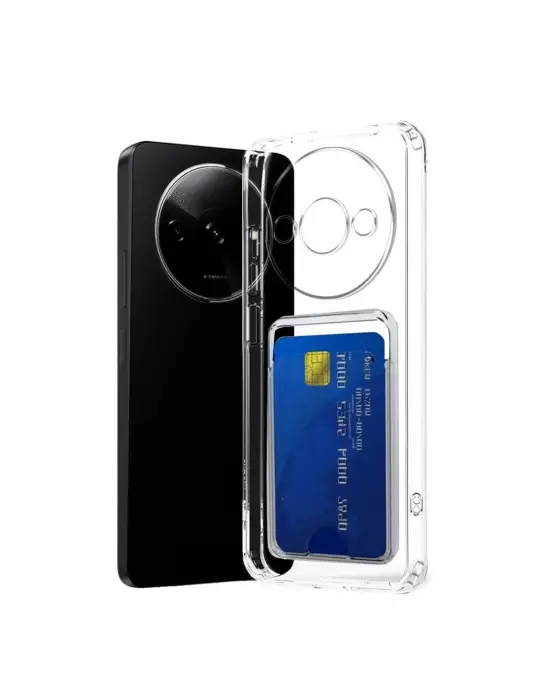 Xiaomi Redmi A3 4g Kılıf Kart Şeffaf Silikon - Şeffaf