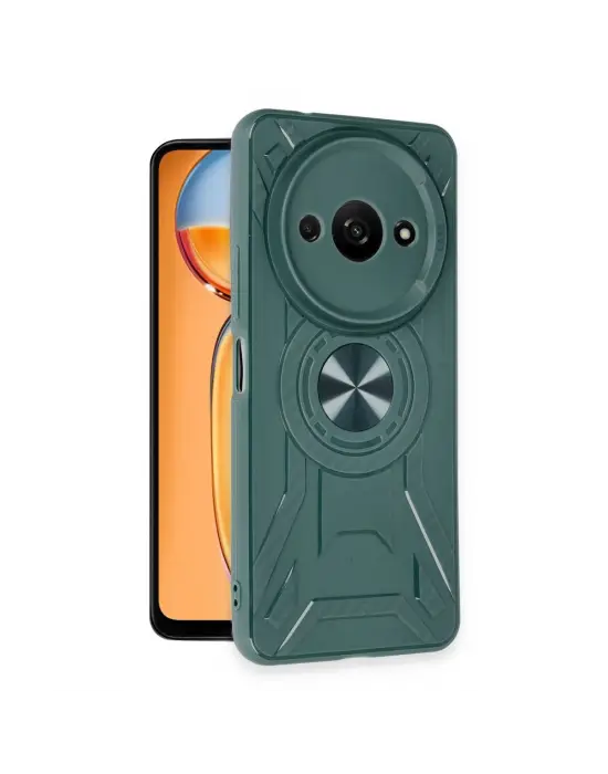 Xiaomi Redmi A3 4g Kılıf Lincoln Silikon - Koyu Yeşil