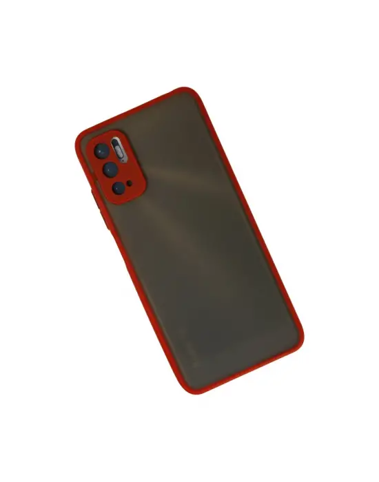 Xiaomi Redmi Note 10 5g Kılıf Montreal Silikon Kapak - Kırmızı