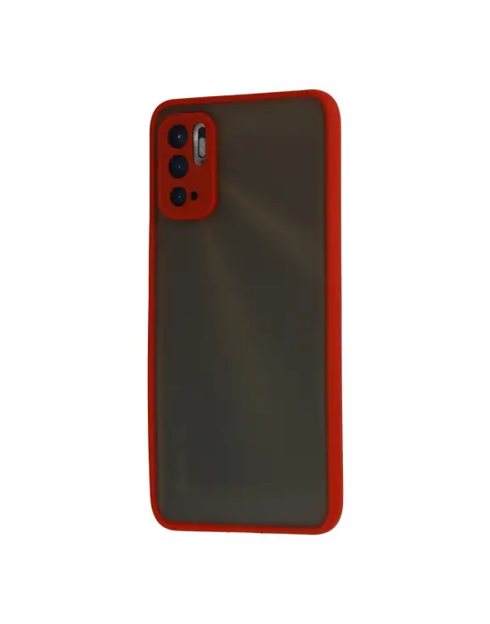 Xiaomi Redmi Note 10 5g Kılıf Montreal Silikon Kapak - Kırmızı