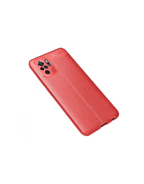 Xiaomi Redmi Note 10 Kılıf Auto Focus Kapak - Kırmızı