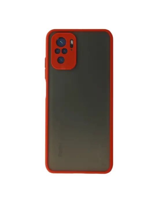 Xiaomi Redmi Note 10 Kılıf Montreal Silikon Kapak - Kırmızı