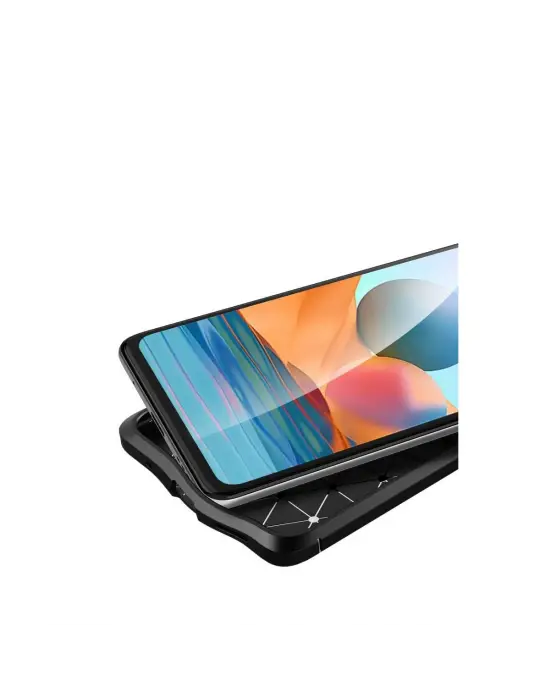 Xiaomi Redmi Note 10 Pro Kılıf Auto Focus Kapak - Kırmızı