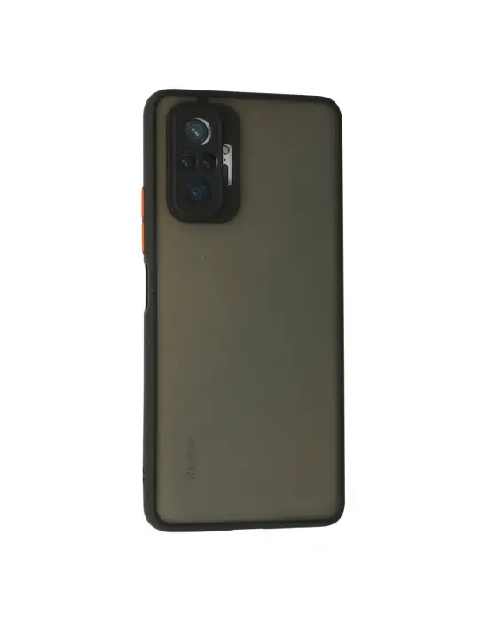 Xiaomi Redmi Note 10 Pro Kılıf Montreal Silikon Kapak - Siyah