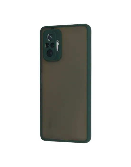 Xiaomi Redmi Note 10 Pro Kılıf Montreal Silikon Kapak - Yeşil