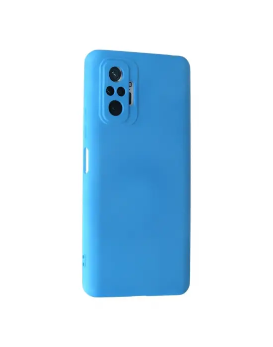 Xiaomi Redmi Note 10 Pro Kılıf Nano İçi Kadife Silikon - Mavi