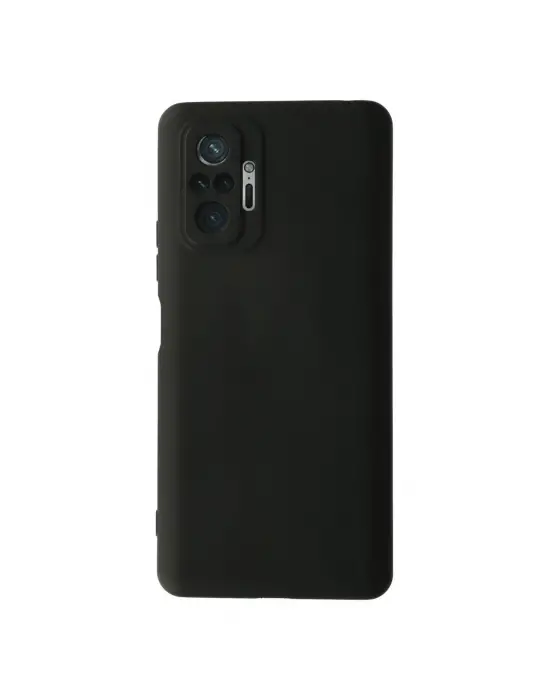 Xiaomi Redmi Note 10 Pro Kılıf Nano İçi Kadife Silikon - Siyah