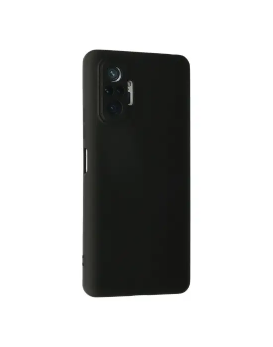 Xiaomi Redmi Note 10 Pro Kılıf Nano İçi Kadife Silikon - Siyah