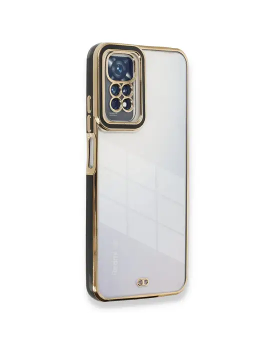 Xiaomi Redmi Note 11 Kılıf Liva Lens Silikon - Siyah
