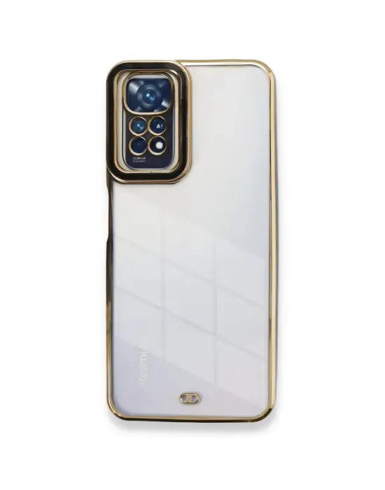Xiaomi Redmi Note 11 Kılıf Liva Lens Silikon - Siyah