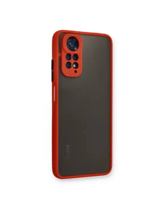 Xiaomi Redmi Note 11 Kılıf Montreal Silikon Kapak - Kırmızı