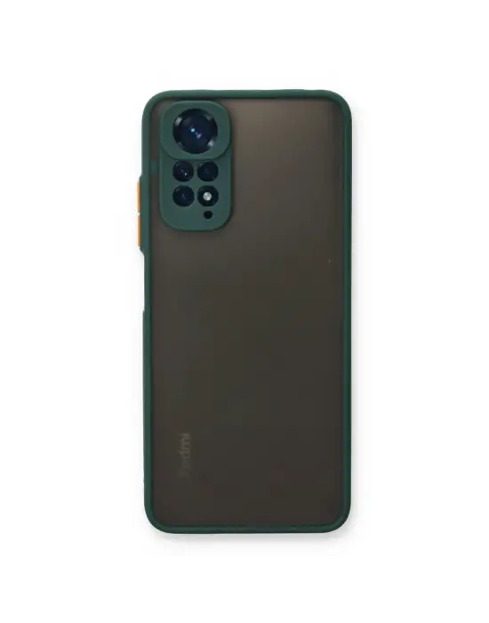 Xiaomi Redmi Note 11 Kılıf Montreal Silikon Kapak - Yeşil