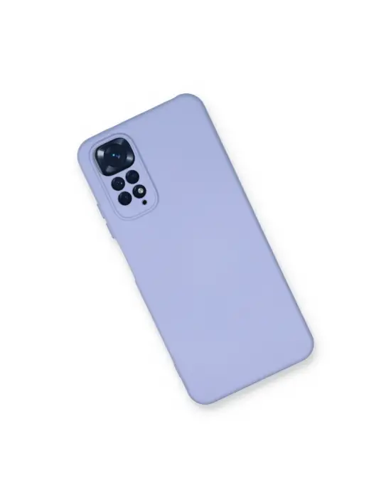 Xiaomi Redmi Note 11 Kılıf Nano İçi Kadife Silikon - Lila
