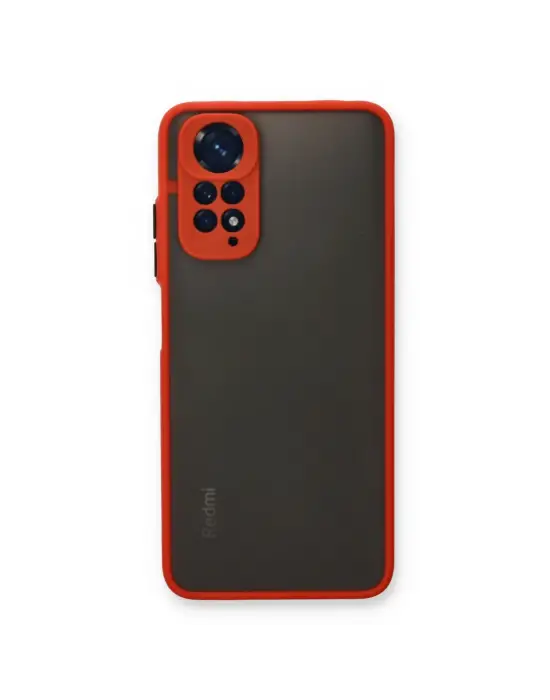 Xiaomi Redmi Note 11 Pro Kılıf Montreal Silikon Kapak - Kırmızı