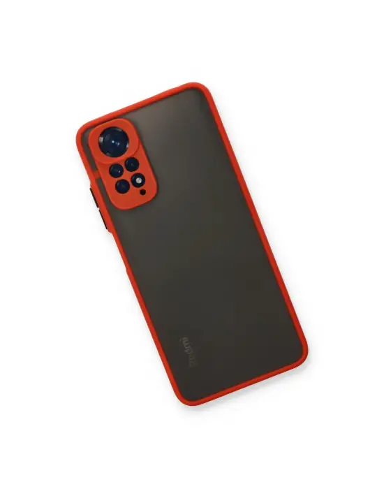 Xiaomi Redmi Note 11 Pro Kılıf Montreal Silikon Kapak - Kırmızı