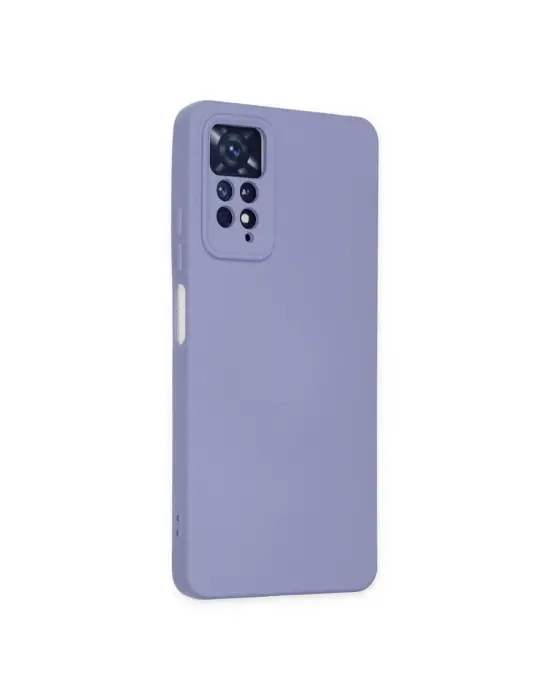 Xiaomi Redmi Note 11 Pro Kılıf Nano İçi Kadife Silikon - Lila