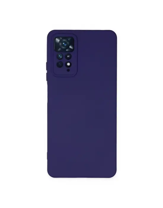Xiaomi Redmi Note 11 Pro Kılıf Nano İçi Kadife Silikon - Mor