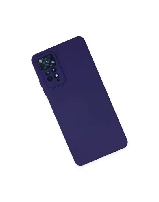 Xiaomi Redmi Note 11 Pro Kılıf Nano İçi Kadife Silikon - Mor