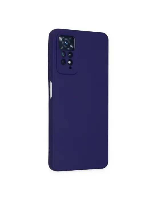 Xiaomi Redmi Note 11 Pro Kılıf Nano İçi Kadife Silikon - Mor