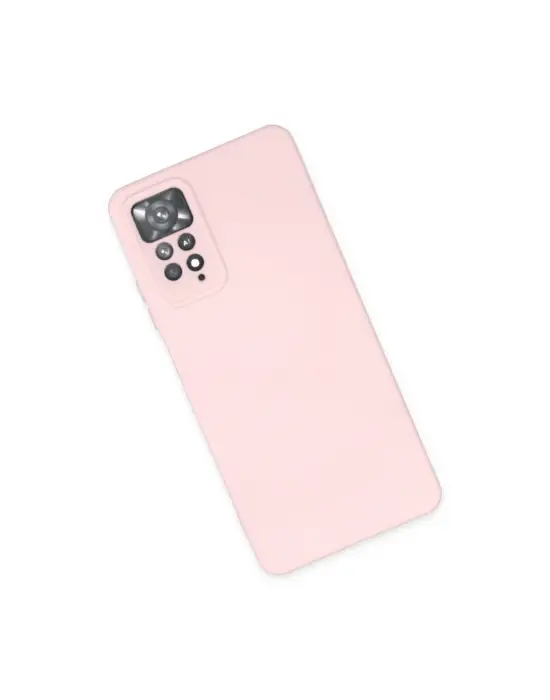 Xiaomi Redmi Note 11 Pro Kılıf Nano İçi Kadife Silikon - Pudra