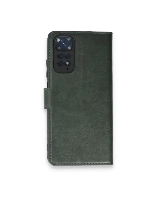 Xiaomi Redmi Note 11 Pro Kılıf Trend S Plus Kapaklı Kılıf - Yeşil