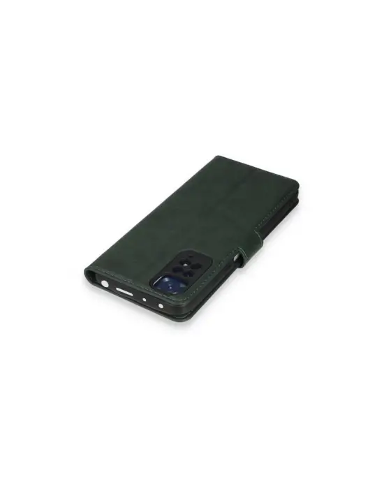 Xiaomi Redmi Note 11 Pro Kılıf Trend S Plus Kapaklı Kılıf - Yeşil