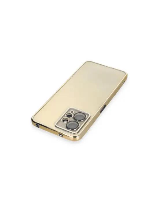 Xiaomi Redmi Note 12 4g Kılıf Razer Lensli Silikon - Gold