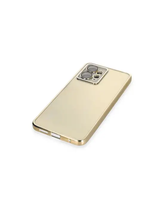 Xiaomi Redmi Note 12 4g Kılıf Razer Lensli Silikon - Gold