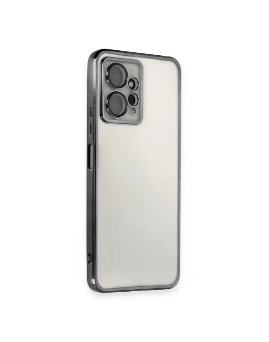 Xiaomi Redmi Note 12 4g Kılıf Razer Lensli Silikon - Siyah