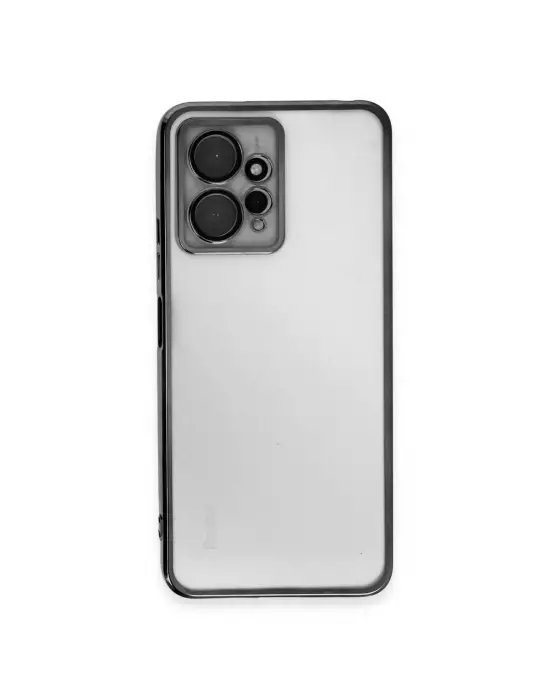 Xiaomi Redmi Note 12 4g Kılıf Razer Lensli Silikon - Siyah