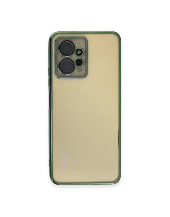 Xiaomi Redmi Note 12 4g Kılıf Razer Lensli Silikon - Yeşil
