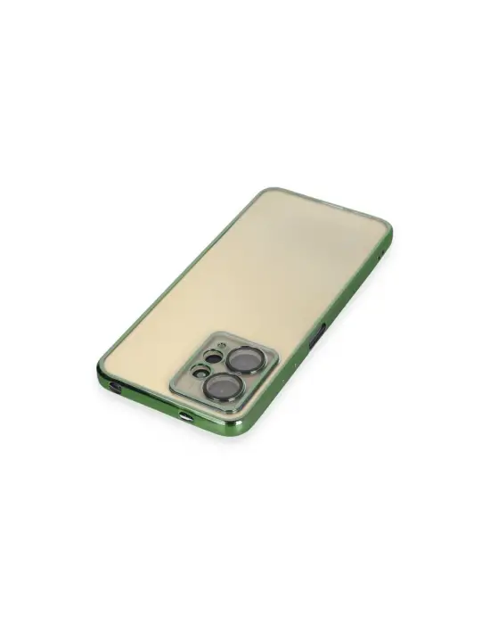 Xiaomi Redmi Note 12 4g Kılıf Razer Lensli Silikon - Yeşil