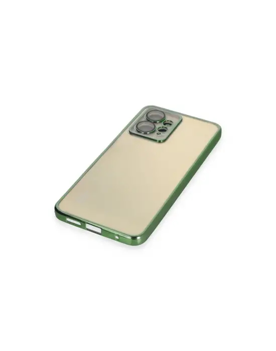 Xiaomi Redmi Note 12 4g Kılıf Razer Lensli Silikon - Yeşil