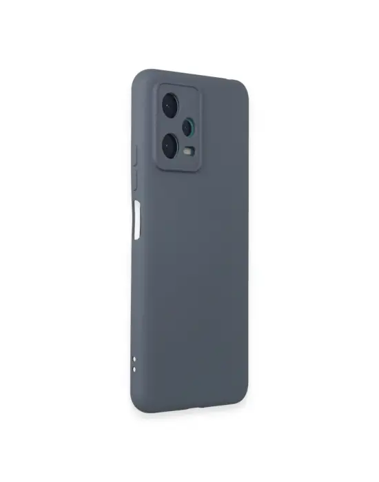 Xiaomi Redmi Note 12 5g Kılıf Nano İçi Kadife Silikon - Gri