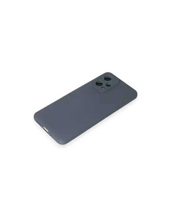 Xiaomi Redmi Note 12 5g Kılıf Nano İçi Kadife Silikon - Gri