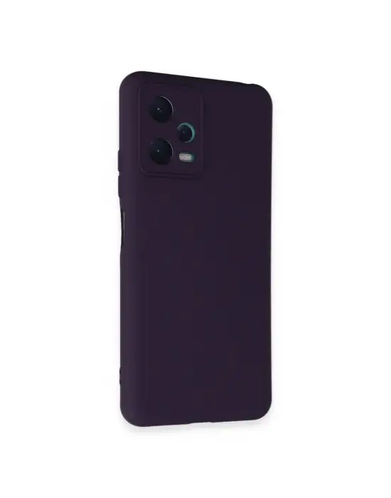 Xiaomi Redmi Note 12 5g Kılıf Nano İçi Kadife Silikon - Mor