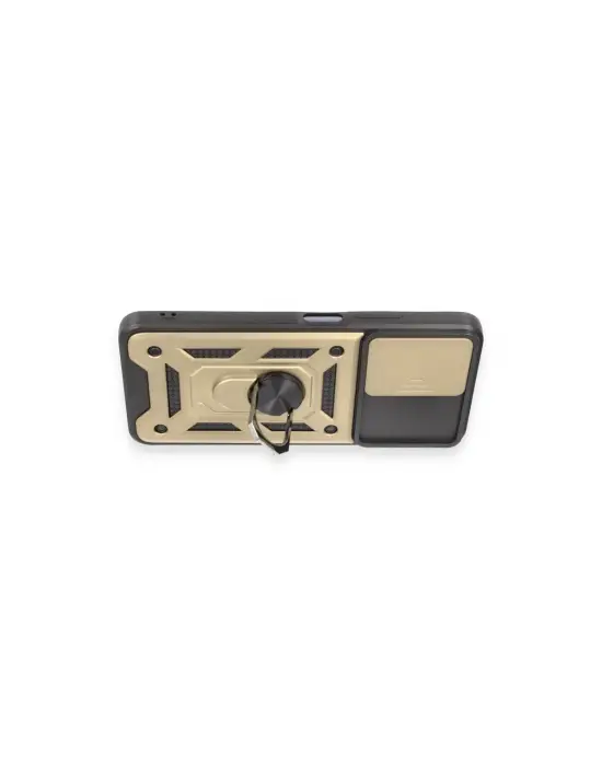 Xiaomi Redmi Note 12 5g Kılıf Pars Lens Yüzüklü Silikon - Gold