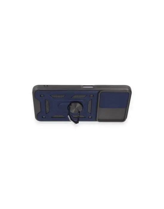 Xiaomi Redmi Note 12 5g Kılıf Pars Lens Yüzüklü Silikon - Lacivert