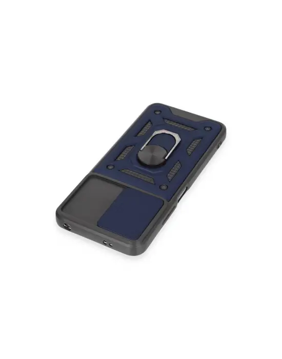 Xiaomi Redmi Note 12 5g Kılıf Pars Lens Yüzüklü Silikon - Lacivert