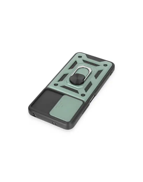 Xiaomi Redmi Note 12 5g Kılıf Pars Lens Yüzüklü Silikon - Yeşil